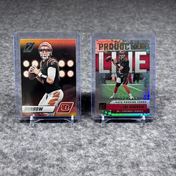 Cincinnati Bengals Joe Burrow Football Card Collection Set of 22 Card - Picture 10 of 13